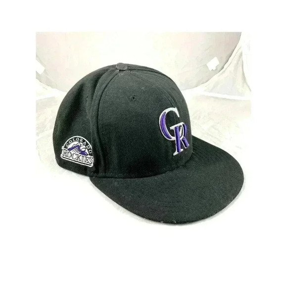 Colorado Rockies New Era MLB 9FIFTY Snapback Hat Black/Purple - Picture 2 of 10